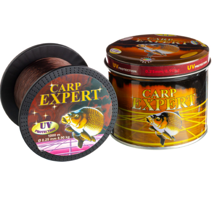 Леска Energofish CARP EXPERT UV Brown 1000m 0.35mm 14.9kg