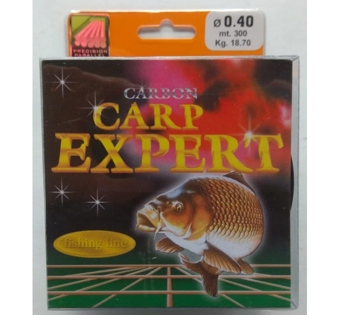 Леска Energofish CARP EXPERT Carbon 300m 0.32mm 13.5kg