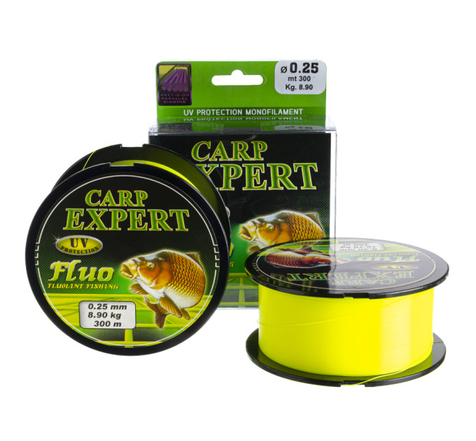 Волосінь Energofish CARP EXPERT UV Fluo Yellow 300m 0.35mm 14.9kg