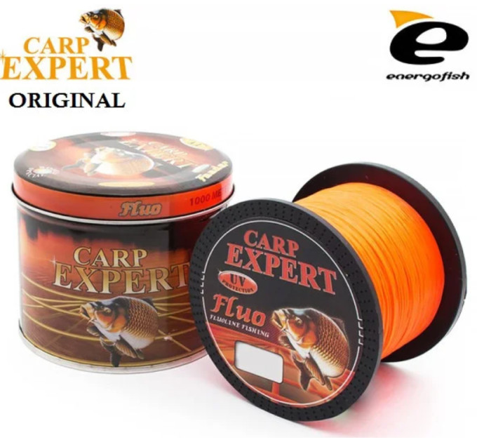 Леска Energofish CARP EXPERT UV Fluo Orange 1000m 0.40mm 18.7kg