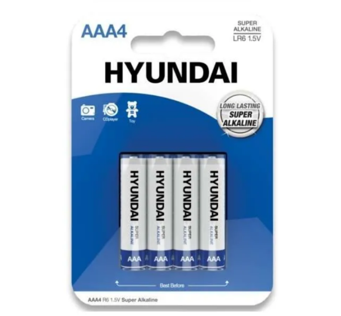 Батарейки Hyundai AAA Super Alkaline