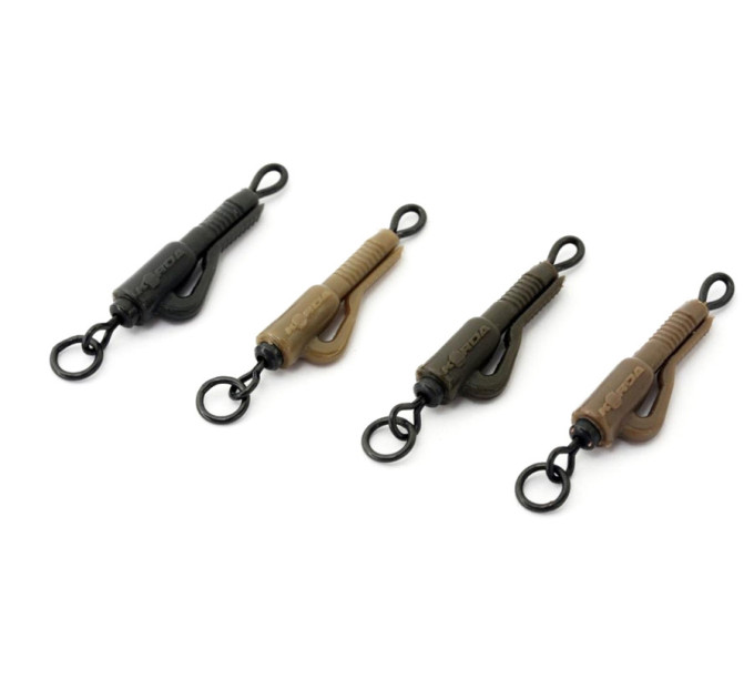 Korda Кліпса гібридна з вертлюгом Hybrid Lead Clips Weed
