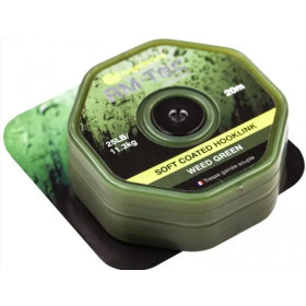 Поводковый материал RidgeMonkey RM-Tec Soft Coated Hooklink Weed Green 35lb 20m