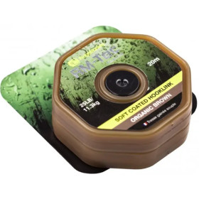 Поводковый материал RidgeMonkey RM-Tec Soft Coated Hooklink Organic Brown 35lb 20m