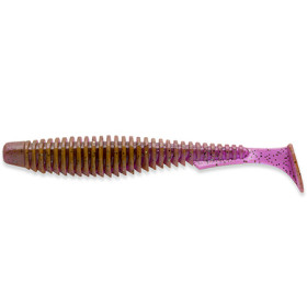 Силикон FishUp U-Shad 3.5" (8pcs.), #016 - Lox/Green & Black
