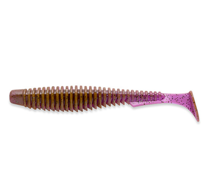Силікон FishUp U-Shad 3.5" (8pcs.), #016 - Lox/Green & Black