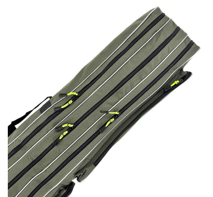 Чехол для удилищ ECLIPSE 2503 1.50м серый с черными вставками, 3 секции