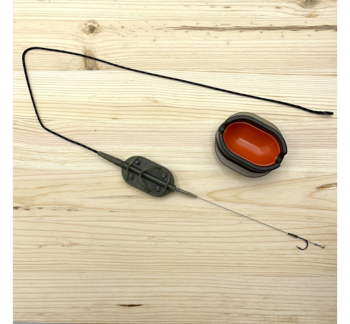 Монтаж Life Carp #33 50 гр, Arc Flat на лідкорі, 1 гачок під бойл + топталка