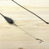 Монтаж Life Carp #8 80 гр, груз In-Line горизонт на лидкоре, 1 крючок род бойл