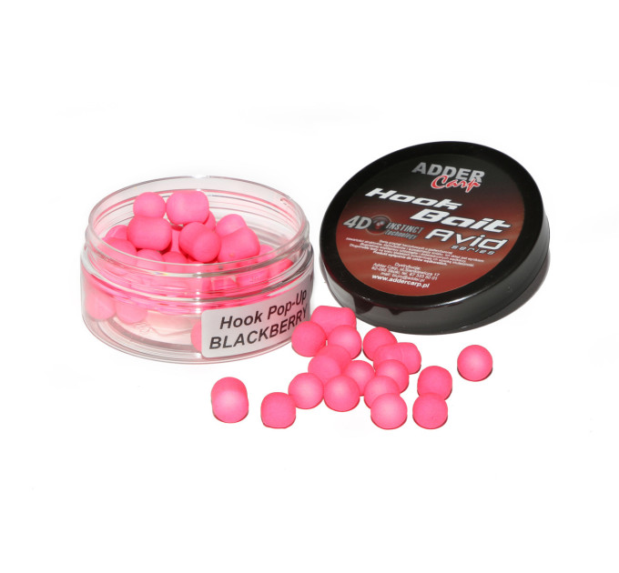 Бойли Adder Carp Hook Boilies Avid Pop-Up 10 mm Blackberry / Ожина