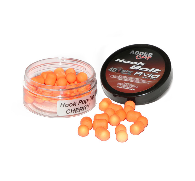 Бойли Adder Carp Hook Boilies Avid Pop-Up 10 mm Cherry / Вишня