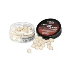 Бойли Adder Carp Hook Boilies Avid Pop-Up 10 mm Coconut / Кокос