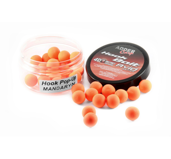 Бойли Adder Carp Hook Boilies Avid Pop-Up 14 mm Mandaryn/Мандарин