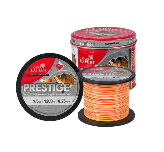 Леска Energofish CARP EXPERT Prestige Multicolor Teflon 1200m 0.30mm 13.2kg