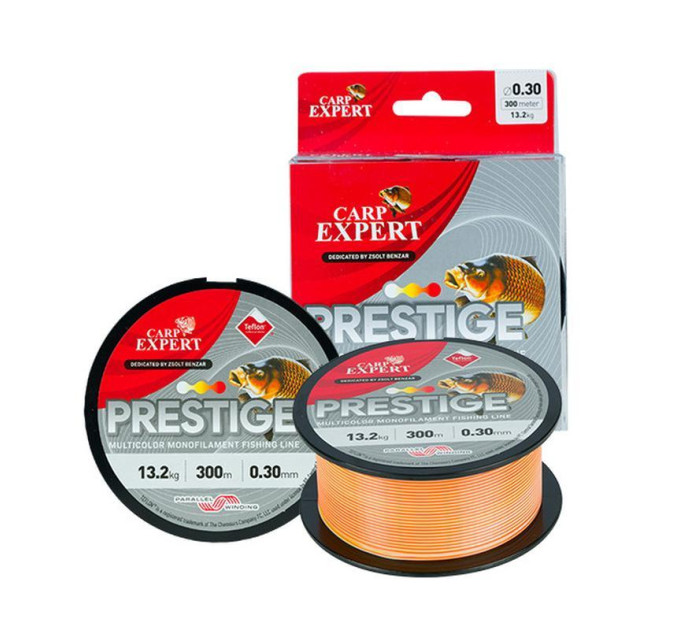 Леска Energofish CARP EXPERT Prestige Multicolor Teflon 300m 0.25mm 9.5kg