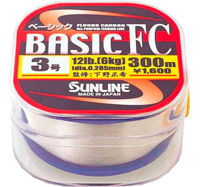 Флюорокарбон SUNLINE Basic FC 300m #3.5/0.310mm 14lb/7.0kg