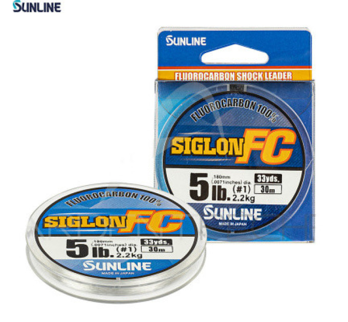 Флюорокарбон SUNLINE SIGLON FC 30m 0.180mm 2.2kg