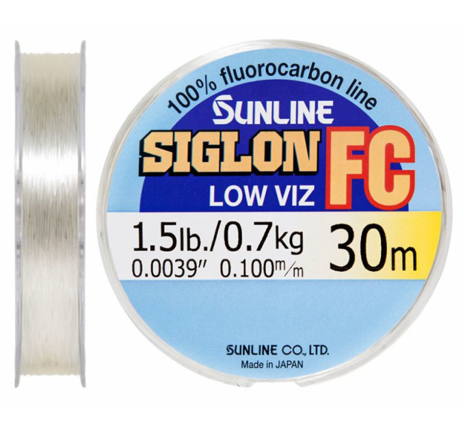 Флюорокарбон SUNLINE SIGLON FC 30m 0.180mm 2.2kg