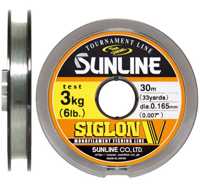 Волосінь SUNLINE Siglon V 30m #1.0/0.165mm 3.0kg