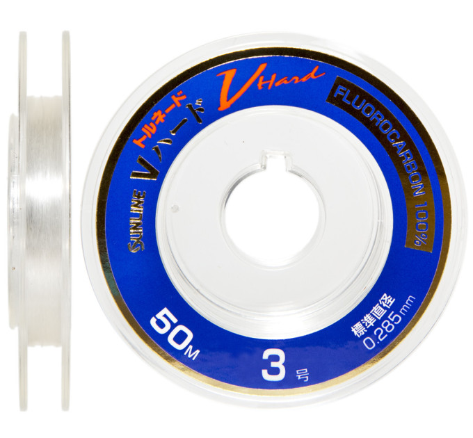 Флюорокарбон SUNLINE FC Tornado V Hard HG 50m #3.0/0.285mm 6.0kg