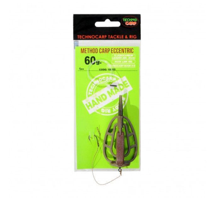 Готовый монтаж Techno Carp Method Carp Eccentric 60гр