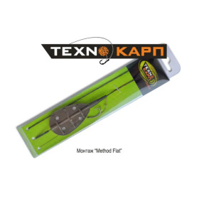 Готовый монтаж Techno Carp Method Flat 30гр