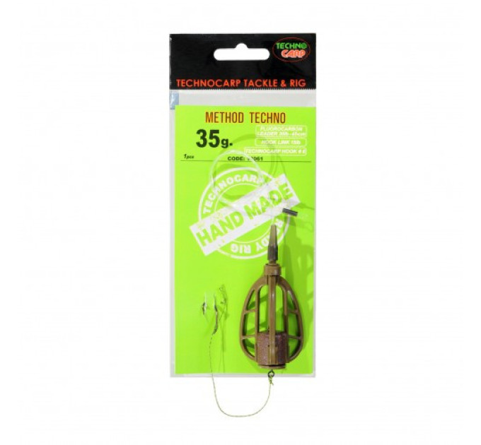 Готовый монтаж Techno Carp Method Techno 35гр