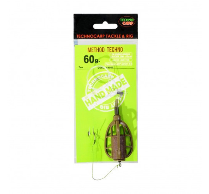 Готовый монтаж Techno Carp Method Techno 60гр