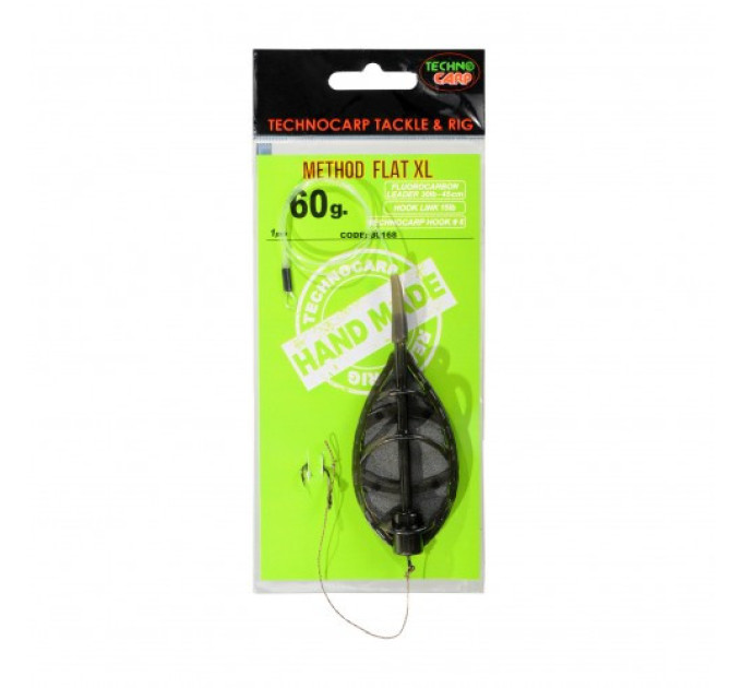 Готовый монтаж Techno Carp Method Flat XL 60гр