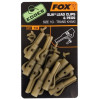 Безопасная клипса + фиксатор FOX Edges Size 10 Slik Lead Clips Peags Trans Khaki