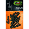 Клипса безопасная с фиксатором Techno Carp (уп 10 шт)