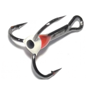 Крючок тройник с глазком и камнем №10 #4