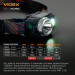 Налобный светодиодный фонарик VIDEX VLF-H075С 500Lm 5000K
