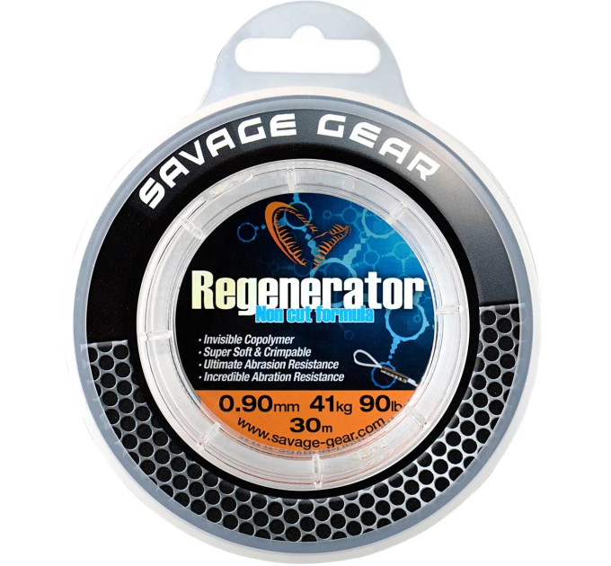 Поводковый материал Savage Gear Regenerator Mono 30m 0.50mm 32lb/14.5kg Clear