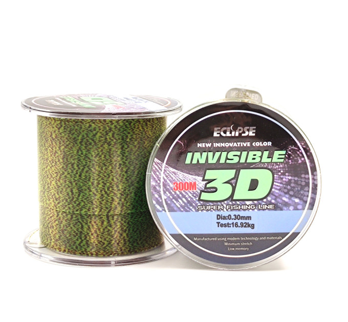 Волосінь ECLIPSE Invisible 3D 300m 0.30mm