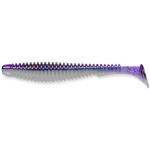Силикон FishUp U-Shad 4" (8pcs.), #215 - Violet/Pearl
