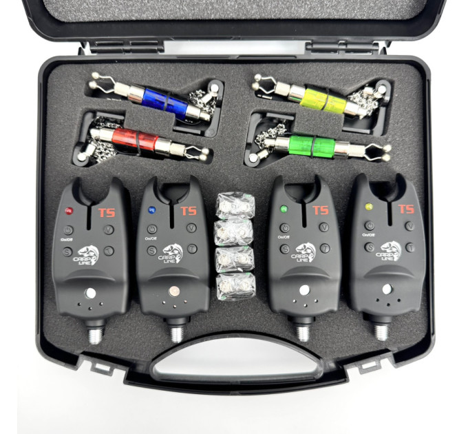 Набор сигнализаторов Carp Line TLI-07 (4+4) + Swinger 02