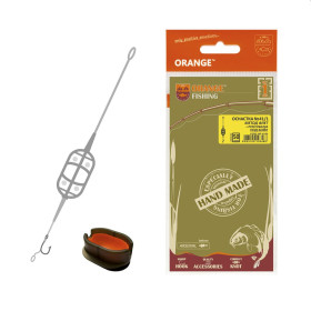 Orange #41/1 Монтаж карповый Classic Flat Metod Leadcore + Mould под бойл 50 гр