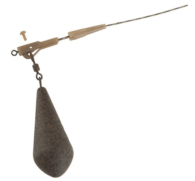 Клипса FOX Edges Size 10 Slik Lead Clips Tail Rubbers Khaki
