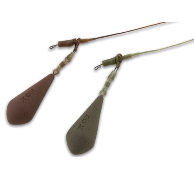 Клипса FOX скользящая Running Safety Clips Camouflage Green