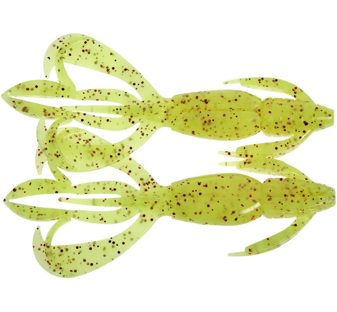Силікон Keitech Crazy Flapper 3.6" (7 шт/уп) к:pal#01 Chartreuse Red Flk