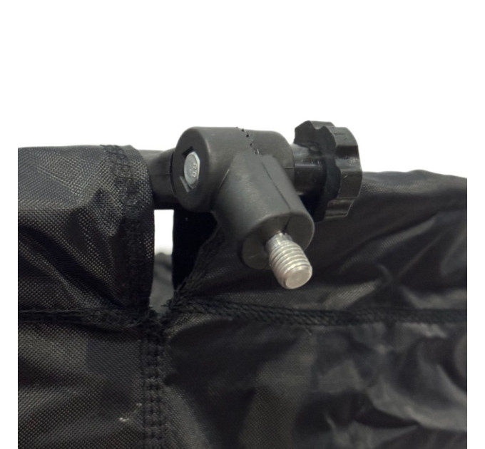 Садок Carp Line Black 3.5м черные алюминиевые кольца, черная прорезиненная сетка, резьба с регулировкой под колышек