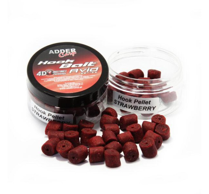 Пеллетс ADDER CARP Hook Pellet Avid 12 mm 100 ml Fruit Mix / Фруктовый Микс