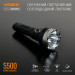 Светодиодный портативный фонарик VIDEX VLF-A505C 5500Lm 5000K