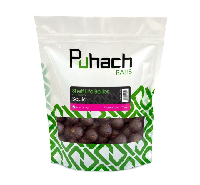 Puhach Baits Premium Line Shelf Life Boilies 20mm 1kg - Sguid