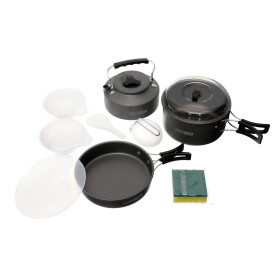 Набiр посуди CARP PRO сталь анодована в чехлi