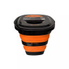 Відро силіконове з кришкою FORREST Collapsible Bucket with cover 19L ORANGE