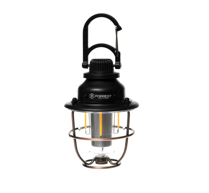 Ліхтар FORREST Camper Retro Camping Lamp Black