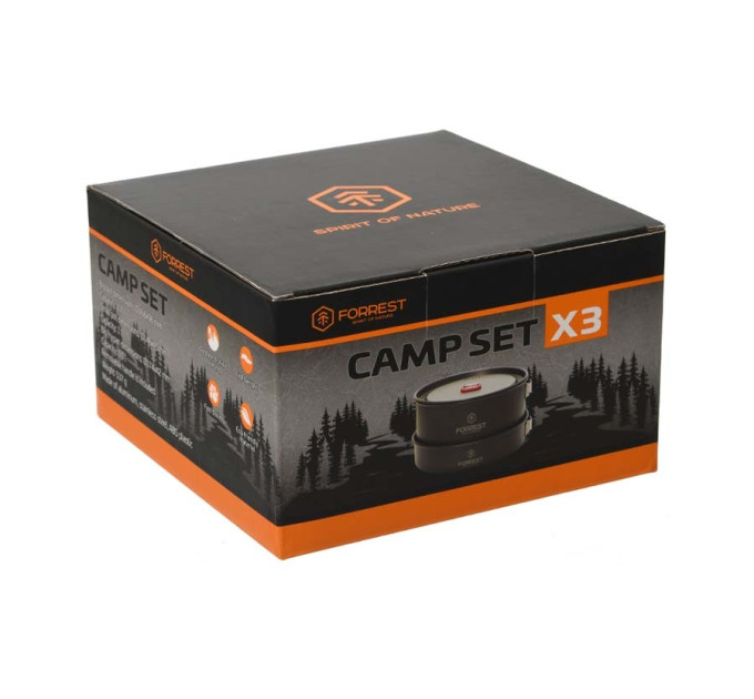 Набор посуды FORREST Camp Set X3