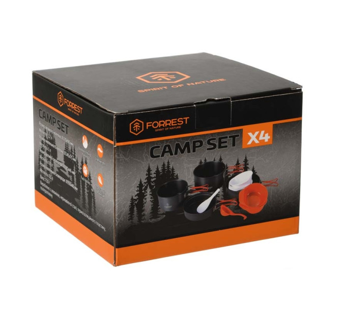 Набор посуды FORREST Camp Set X4